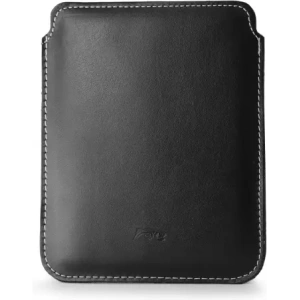Buy LURESKO MASTER L leather case for ebook 198x139x9mm (black smooth with white thread) (INK) - LUR84 - {ean13} - Home Screen Store Europe