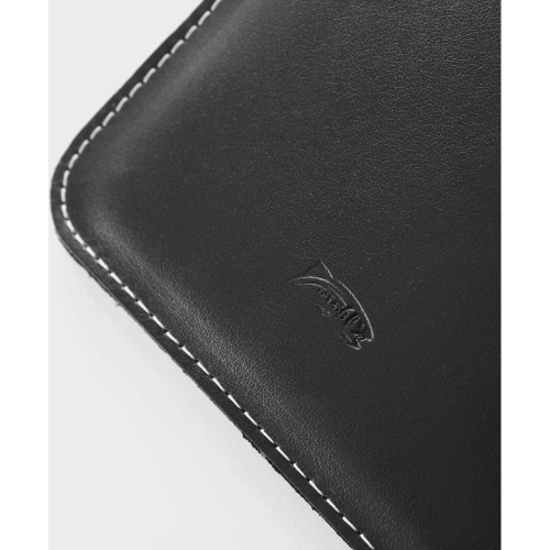 Buy LURESKO MASTER L leather case for ebook 198x139x9mm (black smooth with white thread) (INK) - LUR84 - {ean13} - Home Screen Store Europe