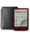 Buy LURESKO MASTER L leather case for ebook 198x139x9mm (black smooth with white thread) (INK) - LUR84 - {ean13} - Home Screen Store Europe