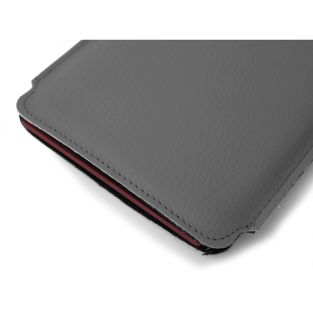 Skórzane etui wsuwane LURESKO na ebook 162x113x9mm (szary)