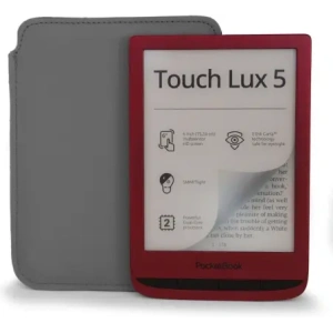 Kup LURESKO Ledersleeve für E-Book 162x113x9mm (grau) - LUR86 - {ean13} - Sklep Home Screen