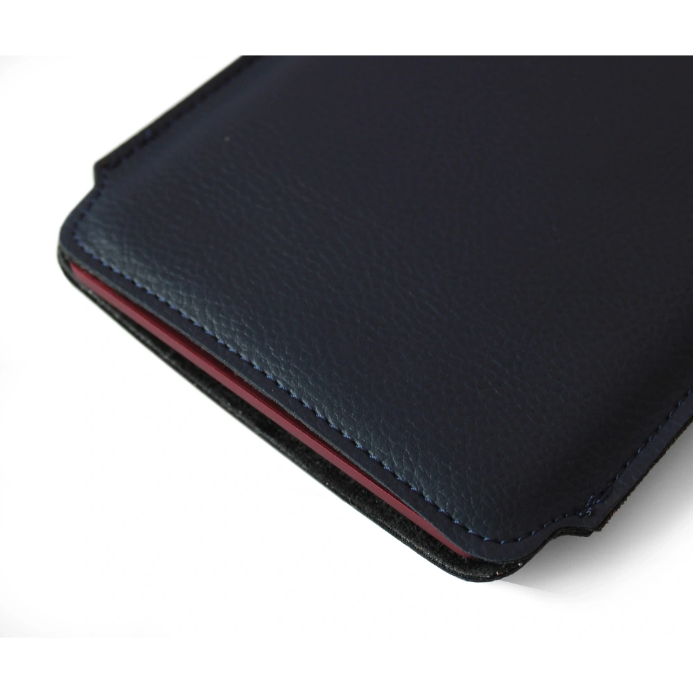 Skórzane etui wsuwane LURESKO na ebook 162x113x9mm (granatowy)