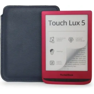 Kup Husa din piele LURESKO pentru ebook 162x113x9mm (albastru marin) - LUR87 - {ean13} - Sklep Home Screen