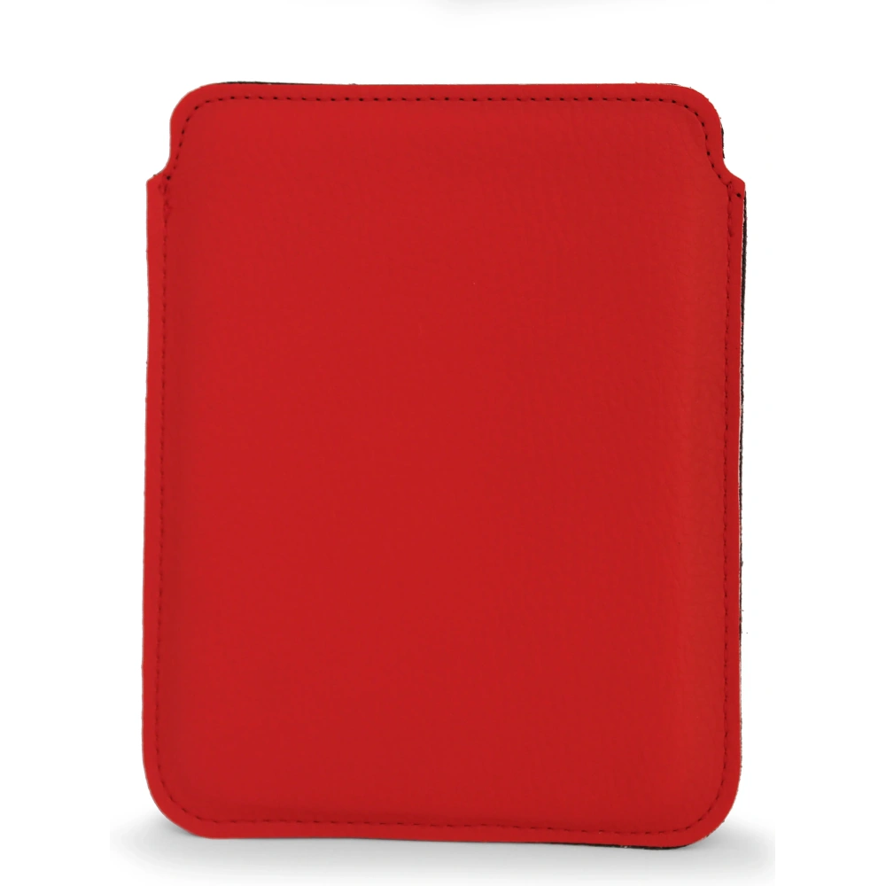 Skórzane etui wsuwane LURESKO na ebook 162x113x9mm (czerwony)