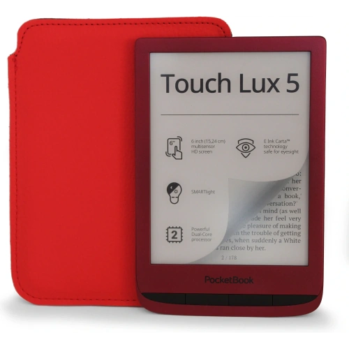 Kup LURESKO Lederhülle für E-Book 162x113x9mm (rot) - LUR88 - {ean13} - Sklep Home Screen