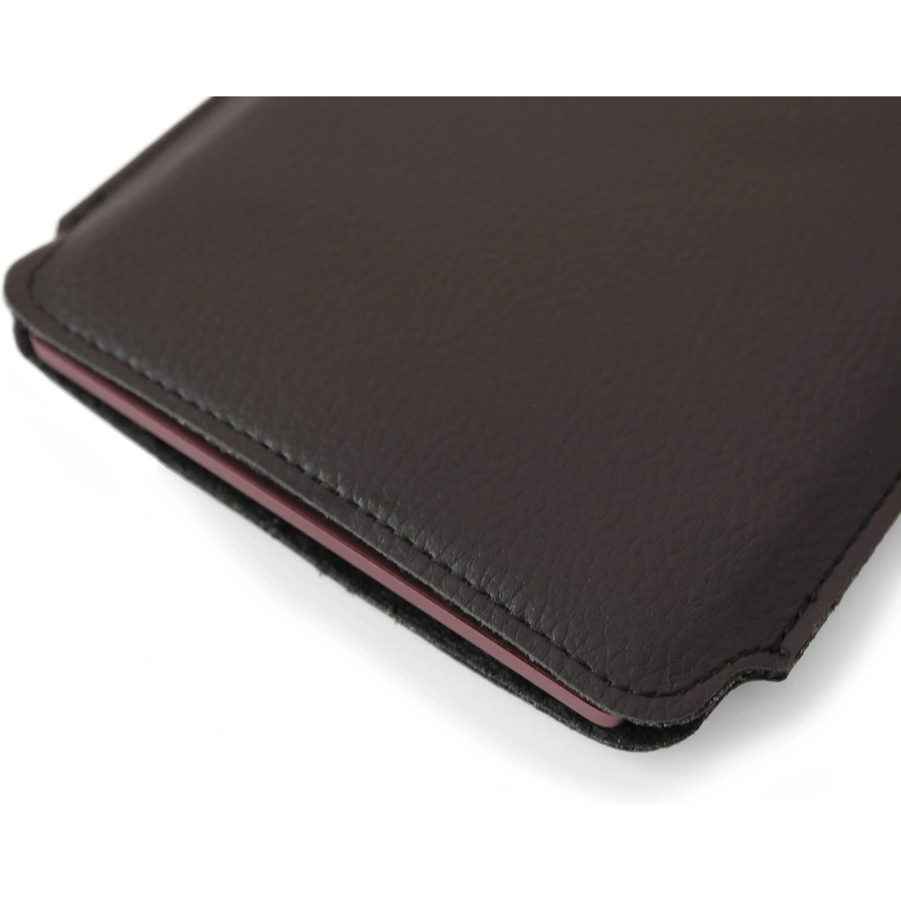 Skórzane etui wsuwane LURESKO na ebook 162x113x9mm (czarny)