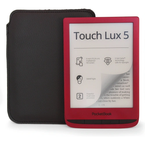 Kup LURESKO Lederhülle für E-Book 162x113x9mm (schwarz) - LUR89 - {ean13} - Sklep Home Screen