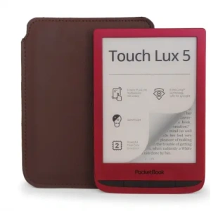 Kup LURESKO Lederhülle für E-Book 162x113x9mm (braun) - LUR90 - {ean13} - Sklep Home Screen
