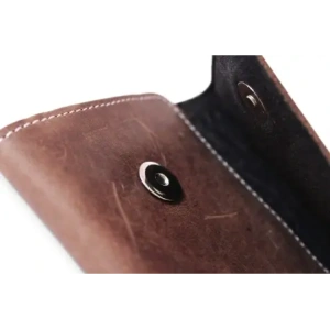 Kup LURESKO SUNNE XL Lederholster für Gürtel 165x82x12 (flacher Magnet) (vintage Braun mit weißem Faden) - LUR97 - {ean13} - Sklep Home Screen