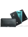 LURESKO SUNNE XXL leather holster for belt 170x85x12 (flat magnet) (black smooth black thread)