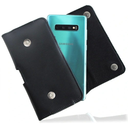 Kup LURESKO SUNNE XXL Lederholster für Gürtel 170x85x12 (flacher Magnet) (schwarz glattes Material mit schwarzem Faden) - LUR98 - {ean13} - Sklep Home Screen