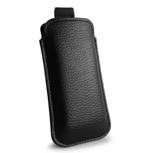 Buy LURESKO SLEEVE XS leather slip case for small phones / feature phones 119mm x 53mm (black) - LUR99 - {ean13} - Home Screen Store Europe