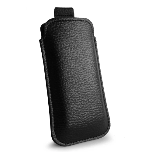 Buy LURESKO SLEEVE XS leather slip case for small phones / feature phones 119mm x 53mm (black) - LUR99 - {ean13} - Home Screen Store Europe