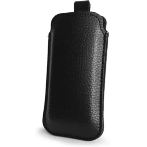Buy LURESKO SLEEVE XS leather slip case for small phones / feature phones 119mm x 53mm (black) - LUR99 - {ean13} - Home Screen Store Europe