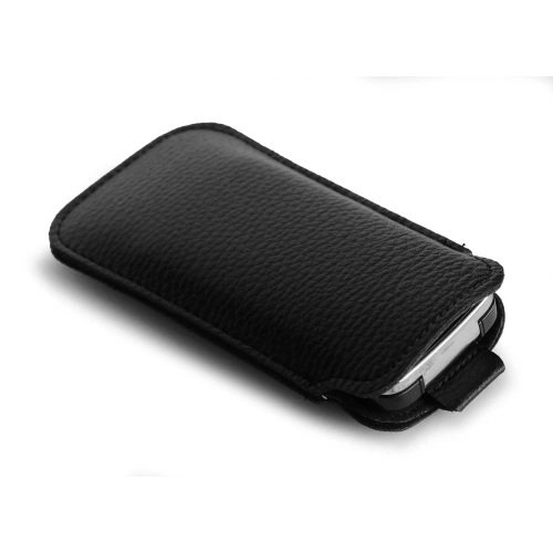 Buy LURESKO SLEEVE XS leather slip case for small phones / feature phones 119mm x 53mm (black) - LUR99 - {ean13} - Home Screen Store Europe