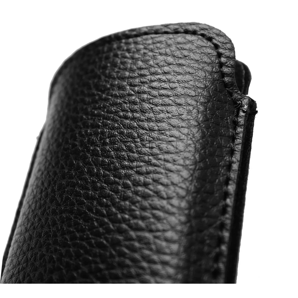 Skórzane etui wsuwane LURESKO SLEEVE XS na małe telefony / telefony klawiszowe 119mm x 53mm (czarny)