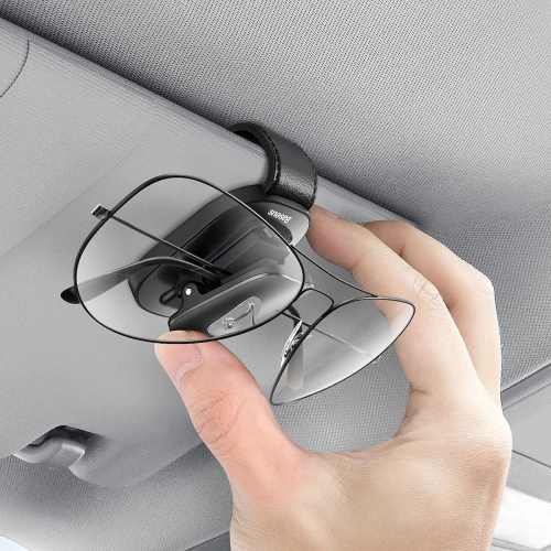 Kup Baseus Autohalterung Platinum für Brille, auf Clip (schwarz) - BSU1452BLK - {ean13} - Sklep Home Screen