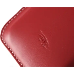 Buy LURESKO NEW LILLA XXXL leather slip case for phone 6.5' - 6.9' (smooth red with white thread) - LUR102 - {ean13} - Home Screen Store Europe