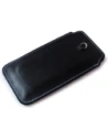 Kup LURESKO NEW ASTER XXXL husă universală din piele cu o buclă pentru curea pentru telefoane de 6.5' - 6.9' (neagră netedă cu fir alb) - LUR104 - {ean13} - Sklep Home Screen