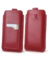 Kup LURESKO NEUE ASTER XXXL universelle Lederhülle mit einer Schlaufe für einen Gurt für Handys der Größen 6,5' - 6,9' (rot mit weißen Nähten) - LUR106 - {ean13} - Sklep Home Screen