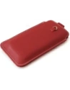 Buy LURESKO NEW ASTER XXXL universal leather case with a loop for a strap for phone sizes 6.5' - 6.9' (red with white thread) - LUR106 - {ean13} - Home Screen Store Europe