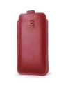 Buy LURESKO NEW ASTER XXXL universal leather case with a loop for a strap for phone sizes 6.5' - 6.9' (red with white thread) - LUR106 - {ean13} - Home Screen Store Europe