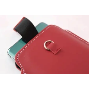 Buy LURESKO NEW ASTER XXXL universal leather case with a loop for a strap for phone sizes 6.5' - 6.9' (red with white thread) - LUR106 - {ean13} - Home Screen Store Europe