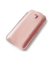 Buy LURESKO NEW ASTER XXXL universal leather case with a loop for a strap for phones 6.5' - 6.9' (pink with white thread) - LUR107 - {ean13} - Home Screen Store Europe