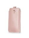 Buy LURESKO NEW ASTER XXXL universal leather case with a loop for a strap for phones 6.5' - 6.9' (pink with white thread) - LUR107 - {ean13} - Home Screen Store Europe