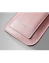 Buy LURESKO NEW ASTER XXXL universal leather case with a loop for a strap for phones 6.5' - 6.9' (pink with white thread) - LUR107 - {ean13} - Home Screen Store Europe