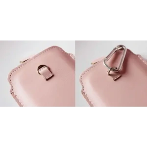 Buy LURESKO NEW ASTER XXXL universal leather case with a loop for a strap for phones 6.5' - 6.9' (pink with white thread) - LUR107 - {ean13} - Home Screen Store Europe