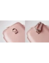 Buy LURESKO NEW ASTER XXXL universal leather case with a loop for a strap for phones 6.5' - 6.9' (pink with white thread) - LUR107 - {ean13} - Home Screen Store Europe