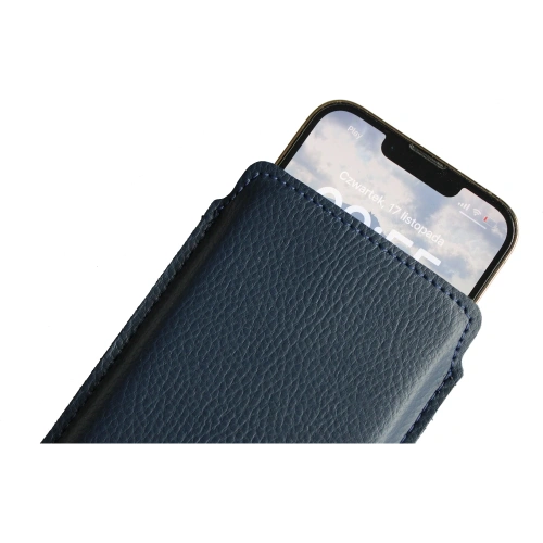 Buy LURESKO LILNER XXL leather slipcase for phone ECO (blue) - LUR112 - {ean13} - Home Screen Store Europe