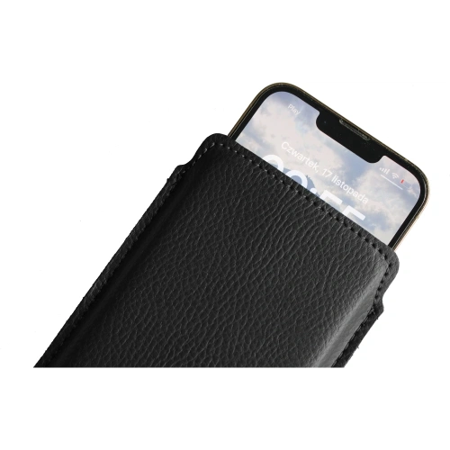 Buy LURESKO LILNER XXL leather slipcase for phone ECO (black) - LUR113 - {ean13} - Home Screen Store Europe