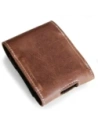 Kup LURESKO FLIP SLEEVE M Leder-Schutzhülle für Samsung Galaxy Z Flip 3/4/5/6 Motorola Razr 50 / 40 Ultra Huawei Pocket (vintage braun mit weißem Faden) - LUR115 - {ean13} - Sklep Home Screen