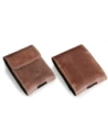 Buy LURESKO FLIP SLEEVE M leather protective case for Samsung Galaxy Z Flip 3/4/5/6 Motorola Razr 50 / 40 Ultra Huawei Pocket (vintage brown with white thread) - LUR115 - {ean13} - Home Screen Store Europe
