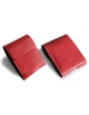 Buy LURESKO FLIP SLEEVE M leather protective case for Samsung Galaxy Z Flip 3/4/5/6 Motorola Razr 50 / 40 Ultra Huawei Pocket (red smooth red thread) - LUR116 - {ean13} - Home Screen Store Europe