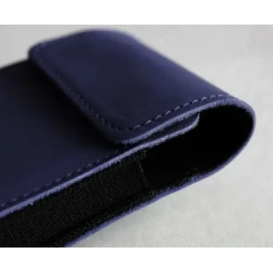 Buy LURESKO HECTOR FLIP M leather neck case / belt case / loop case for Flip models (smooth navy blue with navy thread) - LUR117 - {ean13} - Home Screen Store Europe