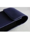 Buy LURESKO HECTOR FLIP M leather neck case / belt case / loop case for Flip models (smooth navy blue with navy thread) - LUR117 - {ean13} - Home Screen Store Europe