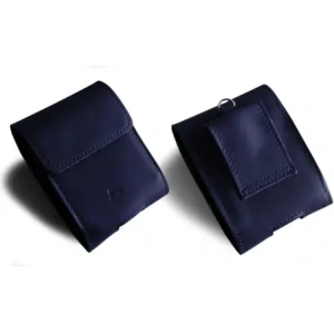 Buy LURESKO HECTOR FLIP M leather neck case / belt case / loop case for Flip models (smooth navy blue with navy thread) - LUR117 - {ean13} - Home Screen Store Europe