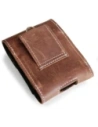 Kup LURESKO HECTOR FLIP M husă din piele pentru gât/pocket/belt loop pentru modelele Flip (maro vintage cu fir alb) - LUR118 - {ean13} - Sklep Home Screen