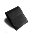 LURESKO HECTOR FLIP M leather neck / belt / loop case for Flip models (black smooth with black thread)