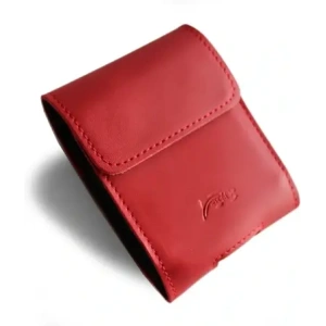 Buy LURESKO HECTOR FLIP M leather neck/pouch/belt loop case for Flip models (red smooth with red thread) - LUR120 - {ean13} - Home Screen Store Europe