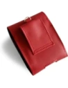 Buy LURESKO HECTOR FLIP M leather neck/pouch/belt loop case for Flip models (red smooth with red thread) - LUR120 - {ean13} - Home Screen Store Europe