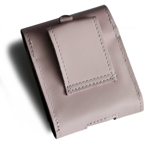 Kup LURESKO HECTOR FLIP M Lederhülle für Hals/Gürtel/Gürtel-Schlaufe für Flip-Modelle (glattes Pink mit weißen Nähten) - LUR121 - {ean13} - Sklep Home Screen