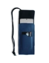 Buy LURESKO HECTOR XXL leather neck case / belt case / loop holster vertical 167x78x10mm (smooth blue with blue thread) - LUR124 - {ean13} - Home Screen Store Europe