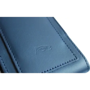 Kup LURESKO HECTOR XXL Lederhals-Case / Gürteltasche / Loop-Holster vertikal 167x78x10mm (glatt blau mit blauer Naht) - LUR124 - {ean13} - Sklep Home Screen