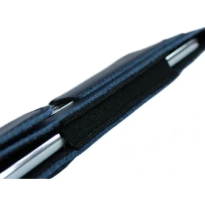 Buy LURESKO HECTOR XXL leather neck case / belt case / loop holster vertical 167x78x10mm (smooth blue with blue thread) - LUR124 - {ean13} - Home Screen Store Europe