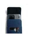 Buy LURESKO HECTOR XXL leather neck case / belt case / loop holster vertical 167x78x10mm (smooth blue with blue thread) - LUR124 - {ean13} - Home Screen Store Europe