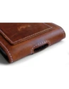 Buy LURESKO HECTOR XXL R XXL leather neck case / belt case / loop holster vertical 167x78x10mm (light vintage brown with white thread) - LUR125 - {ean13} - Home Screen Store Europe